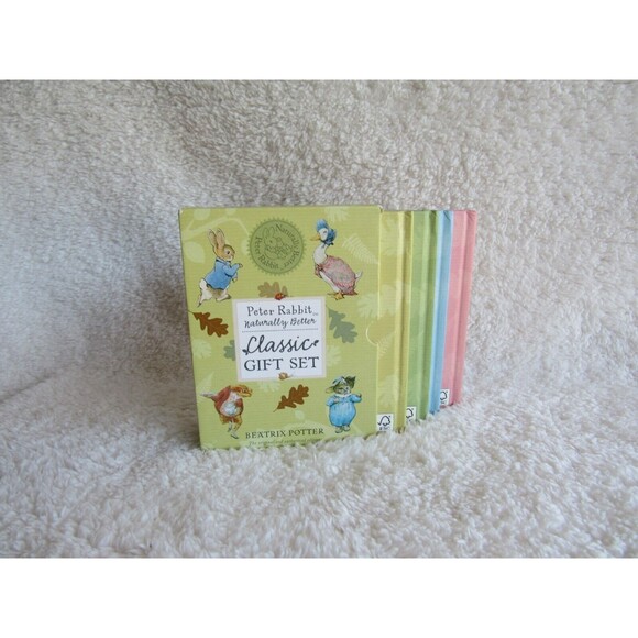 Beatrix Potter Classic Tales Book Gift Set Peter Rabbit Floppy Small Plush - Picture 7 of 11